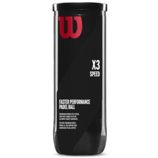 BOTE 3 PELOTAS DE PáDEL X3 SPEED WILSON