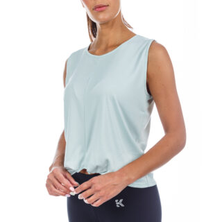 CAMISA TURE KNOT MISTY BLUE