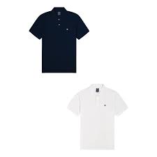 POLOS CHAMPION MARINO BLANCO (2 UNIDADES)