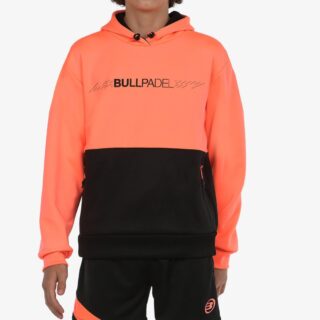 SUDADERA BULLPADEL IMBUI J CORAL FLUOR
