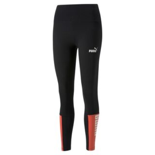 MALLA PUMA POWER NEGRO/CORAL MUJER