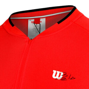 CAMISETA WILSON BELA M PLAYERS SEAMLESS ZIP R - Imagen 3