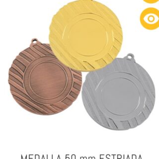 MEDALLAS 29972 ORO-PLATA-BRONCE 50MM