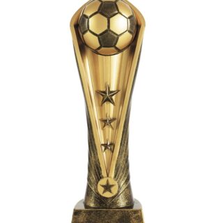 RESINA COLUMNA BALON ESTRELLAS 19CM