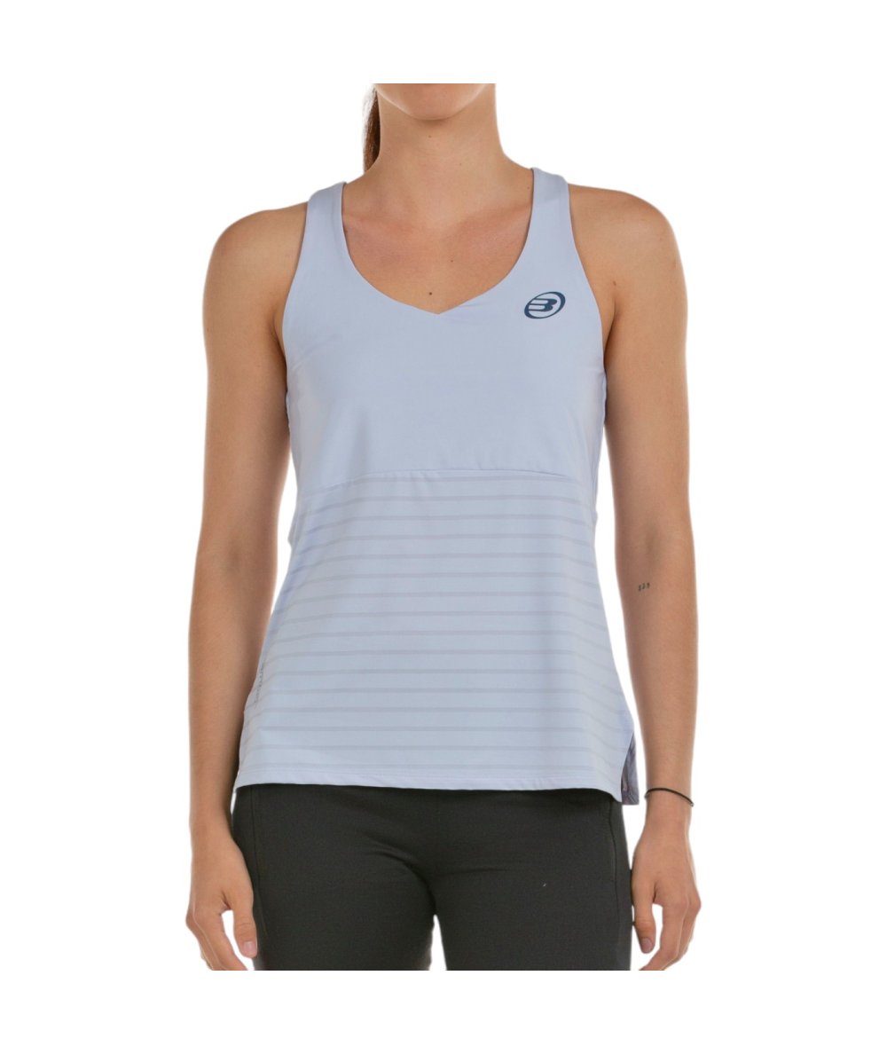 CAMISETA BULLPADEL OZA GRIS AZULADO TEJ.BICOL