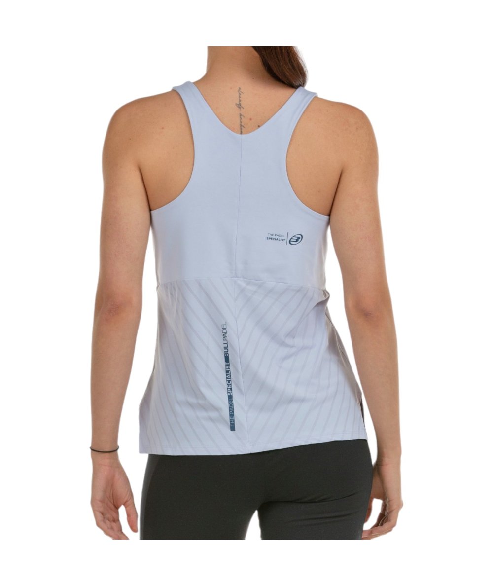 CAMISETA BULLPADEL OZA GRIS AZULADO TEJ.BICOL - Imagen 4