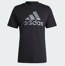 CAMISETA ADIDAS HOMBRE ALGODON CAMO NEGRA