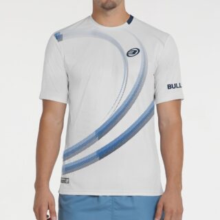CAMISETA BULLPADEL BEQUE BLANCO