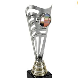 PERGAMINO PORTA Ø50 PLATA 26CM