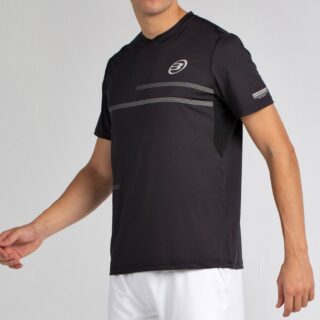 CAMISETA BULLPADEL MONTUNO NEGRO