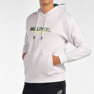 SUDADERA BULLPADEL BOYEN BLANCO