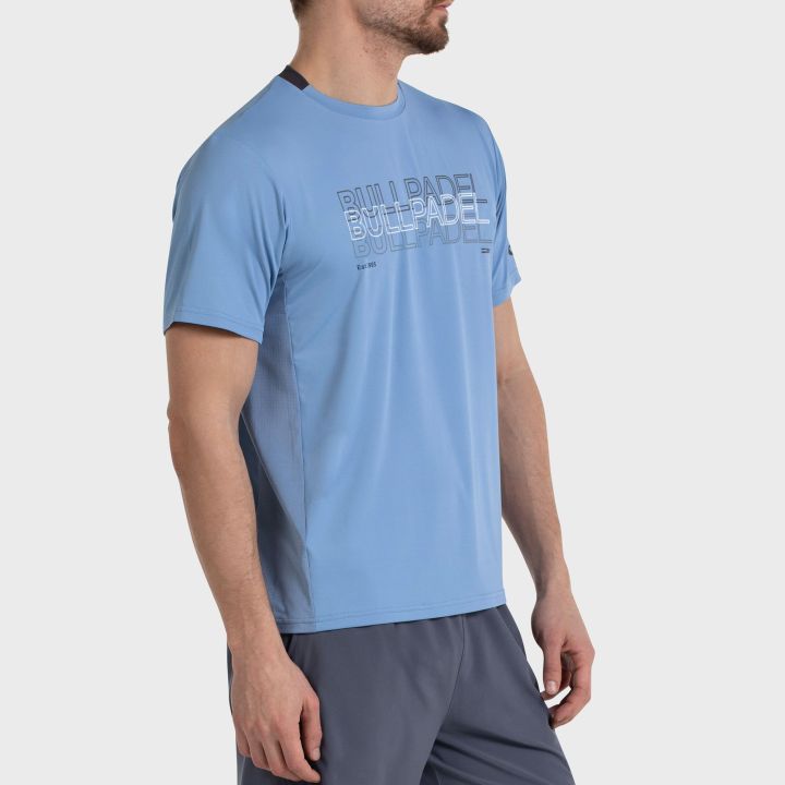 CAMISETA BULLPADEL MARILA AZUL ACERO - Imagen 3