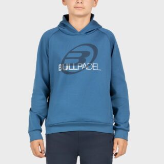 SUDADERA BULLPADEL EIRA JR AZUL ATOMICO