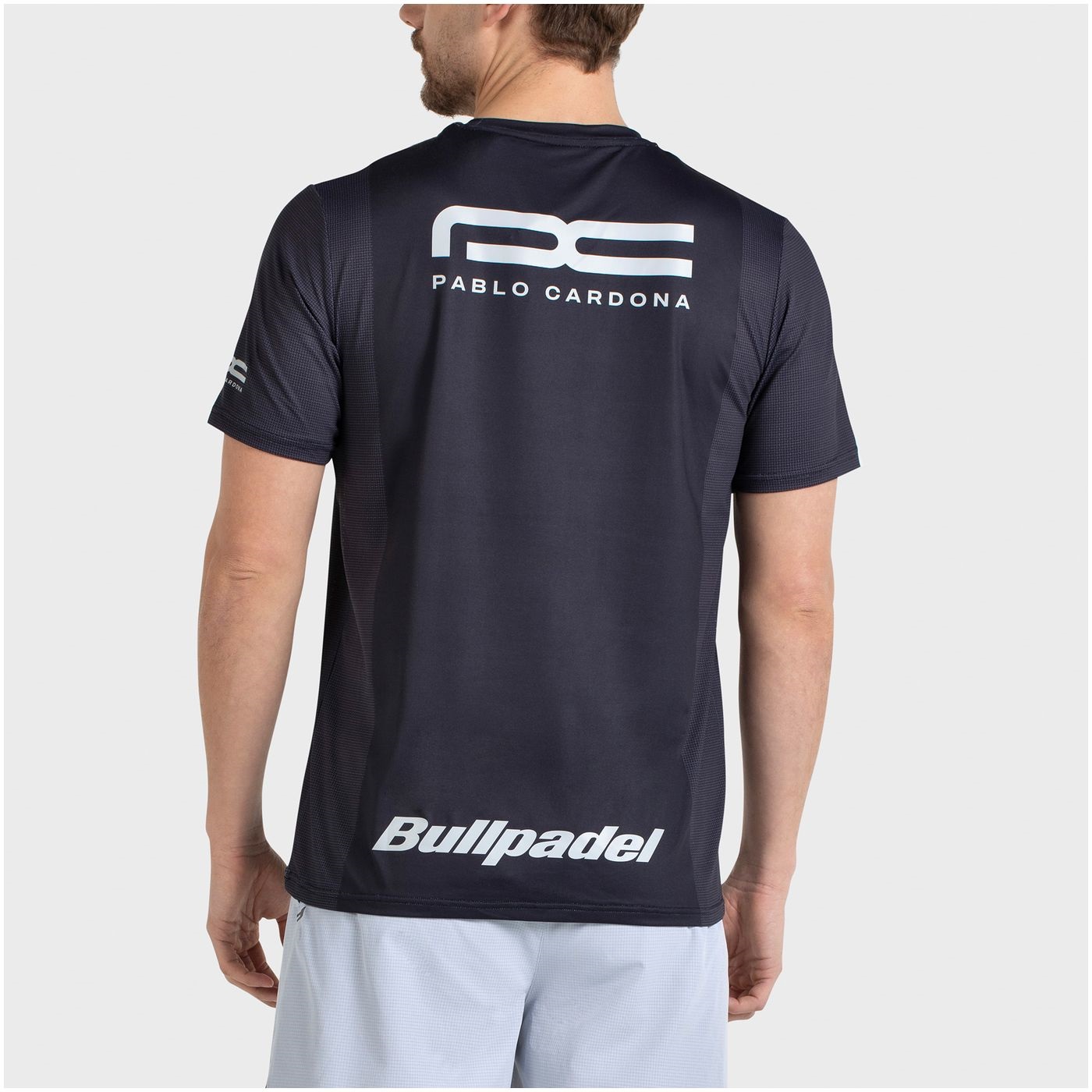 CAMISETA BULLPADEL CARDONA 26I NEGRO - Imagen 2