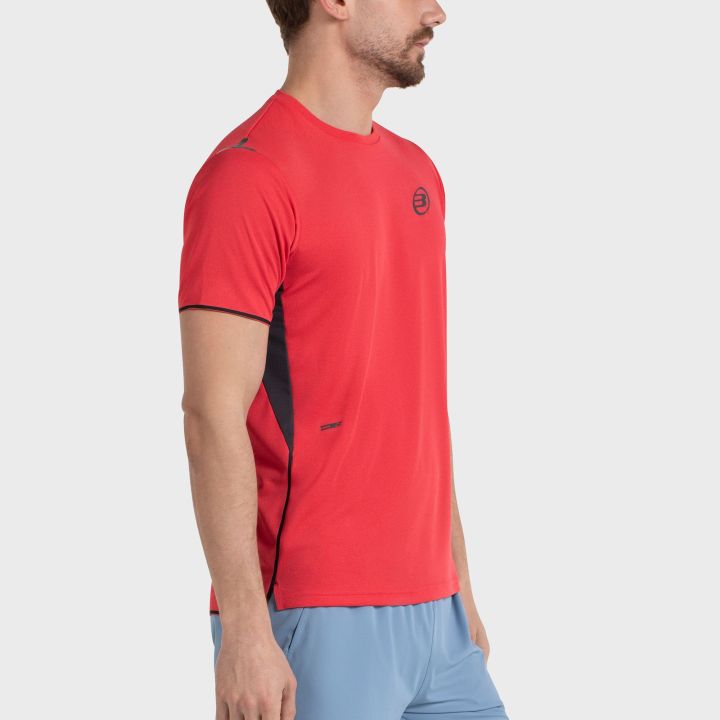 CAMISETA BULLPADEL MENSA ROJO VIGORE - Imagen 2