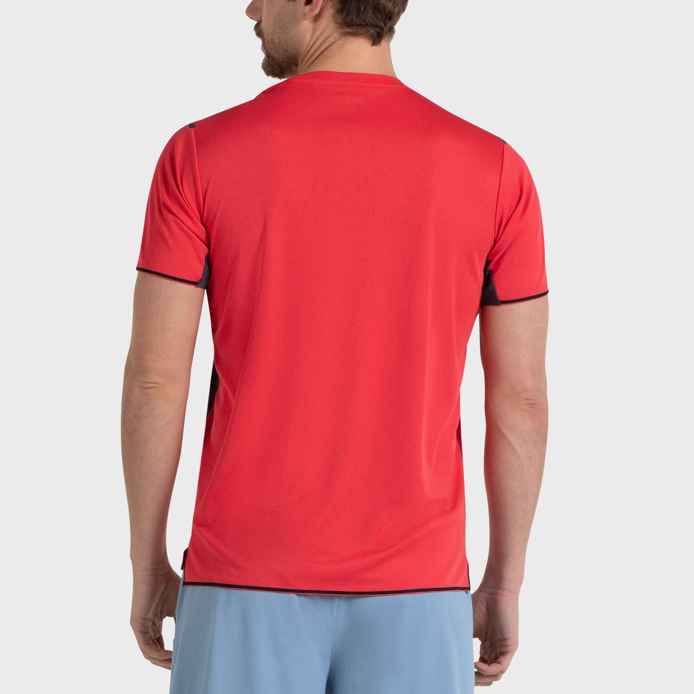 CAMISETA BULLPADEL MENSA ROJO VIGORE - Imagen 3